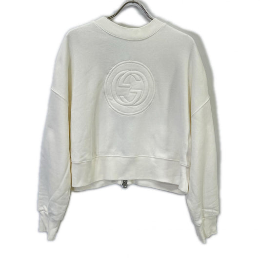 GUCCI グッチ 756869 ホワイト インターロッキングG パーカー トップス
