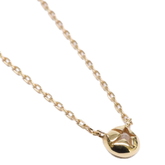 STAR JEWELRY 星珠宝 【美品】2ZN1605 K18 0.04 MOON SETTING 钻石项链
