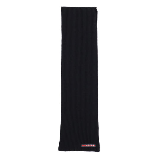 PRADA SPORT プラダスポーツ 【美品】リブ編み ニット マフラー