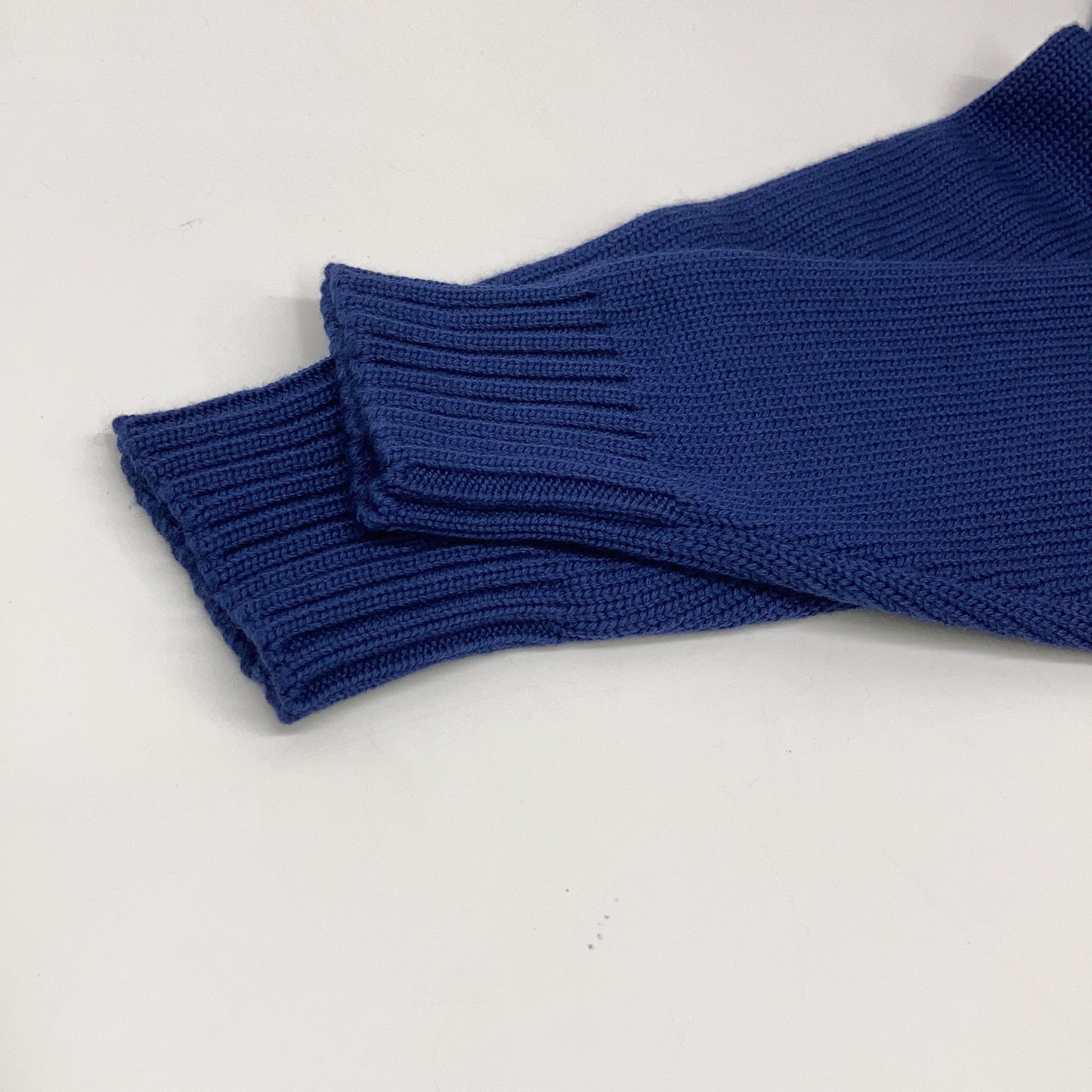 ZANONE The Zanone 810100 ZR229 Blue 5-Gauge Wool Stand Collar Knit Cardigan CHIOTO SLIM FIT Tops 48