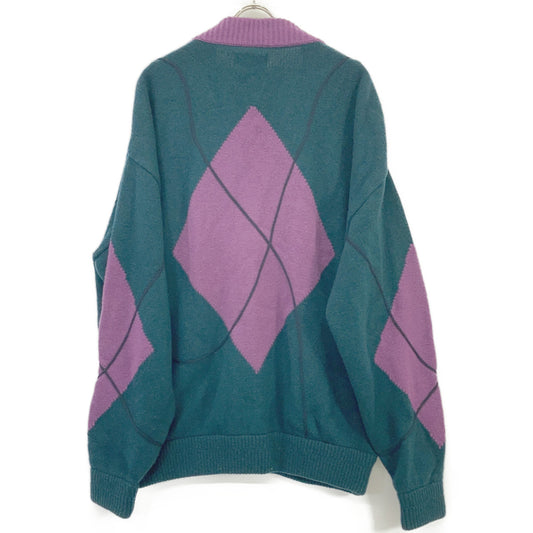 TAUPE トープ TPM21307003 21AW 绿色 STRAIN ARGYLE 开衫 上衣 03