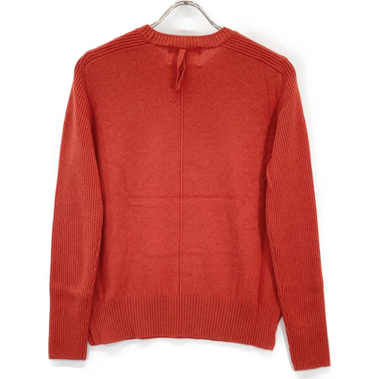 BEIGE ベイジ KRCWNW0504 バレンシアレッド ENSIS カシミヤ混ウール クルーネックニット トップス 4