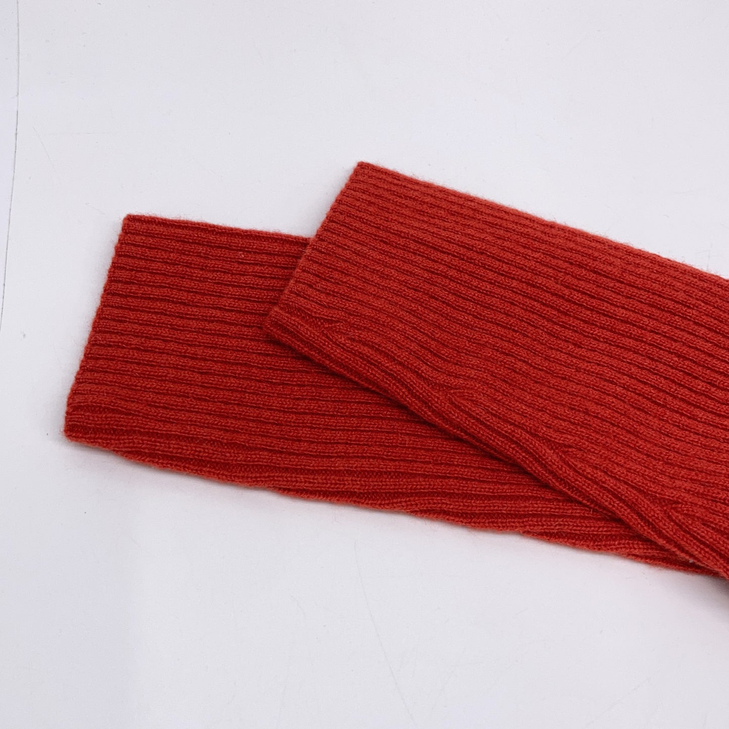BEIGE Beiji KRCWNW0504 Valencia Red ENSIS Cashmere Blend Wool Crew Neck Knit Top 4