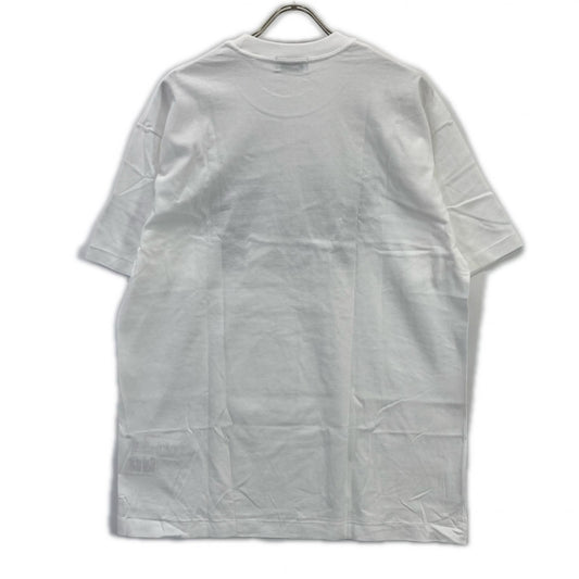 Yohji Yamamoto POUR HOMME HO-T77-087 White Pigment Print T-Shirt Tops
