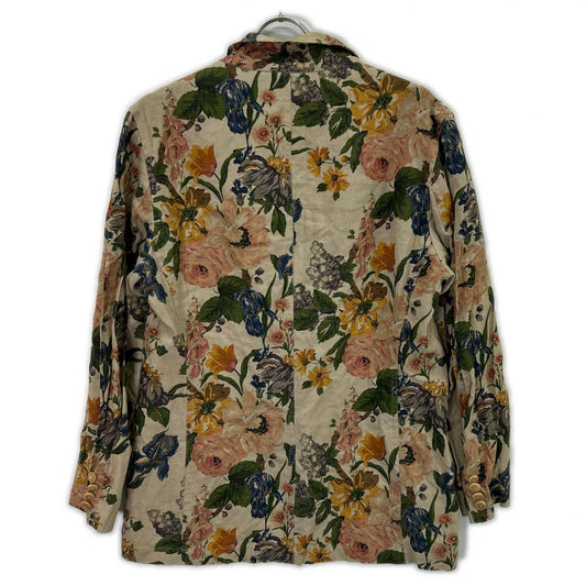 RALPHLAUREN ラルフローレン ベージュ リネン ボタニカル ジャケット ジャケット