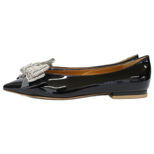 PIPPICHIC 【Like New】PP24S-ANNA Ribbon Bijou Pointed Flat Shoes