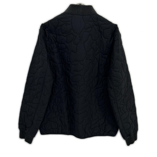 HAB08WPPX Black Nylon Quilted Jacket 52 Men's