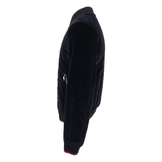 【美品/国内正品】G9LN0T FUVG7 天鹅绒绗缝夹棉外套 夹克 44 男士