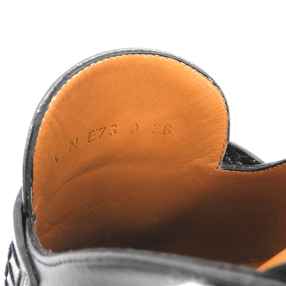 Valentino Garavani ヴァレンティノガラヴァーニ 新品同様 レザーソール ロックスタッズ フラット ミュール シューズ レディース 黒 36 シューズ 36