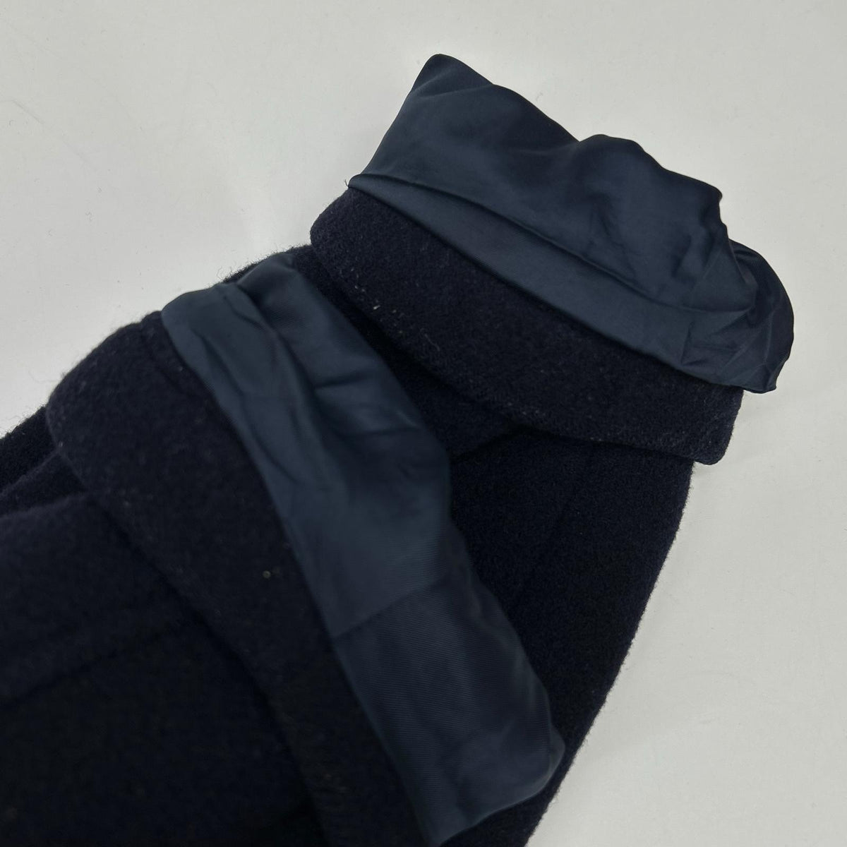 BrooksBrothers Brooks Brothers 100081190 Navy Wool Check-Lined Duffel Coat