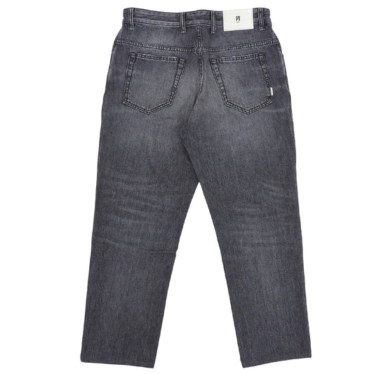 PT TORINO ピーティートリノ 美品 REBEL ヴィンテージ ウォッシュカットオフ ブラックデニムパンツ ボトムス メンズ 31 ボトムス
