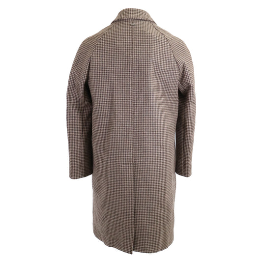 HERNO ヘルノ 新品同様 国内正規 25年製 CA000210U-33460-7780 ハウンドトゥース ステンカラー コート