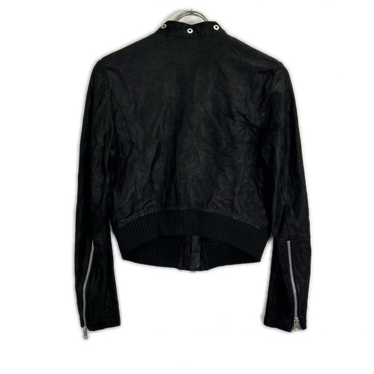 DIESEL ディーゼル ブラック ラムレザー ラーダース ブルゾン ジャケット