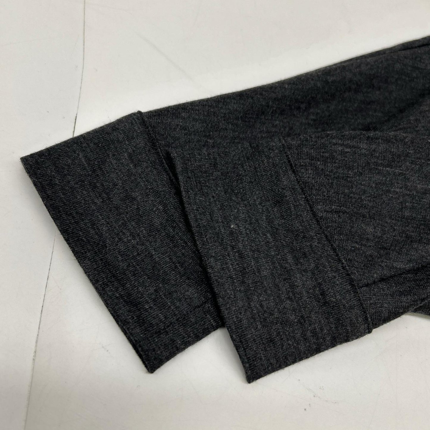 GALERIE VIE ギャルリーヴィー グレー ウォッシャブルウール ジャージー ドルマンスリーブシャツ トップス