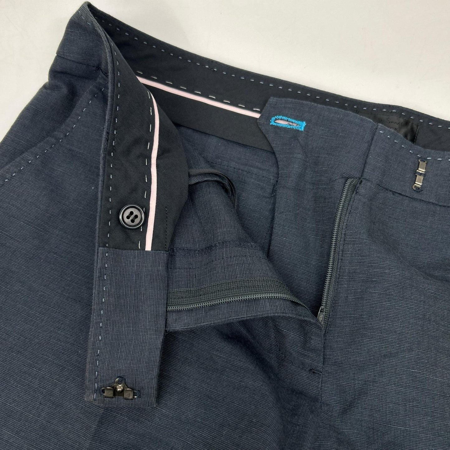 PaulSmith BLACK ポールスミスブラック CJKPMGM0403 ネイビー ポールスミス Citanus リネンコットン パンツ スーツ スーツ セットアップ
