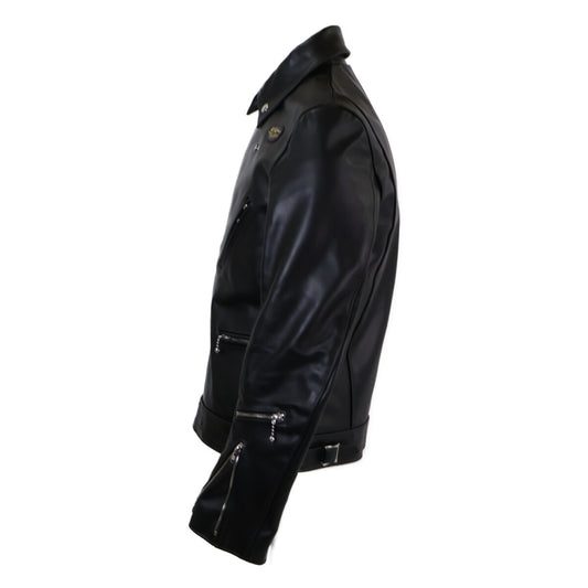 Lewis Leathers Lewis Leathers Excellent Condition 441T Cyclone Cowhide Tight Fit Black Nylon Knit Lining Rider's Jacket Jacket