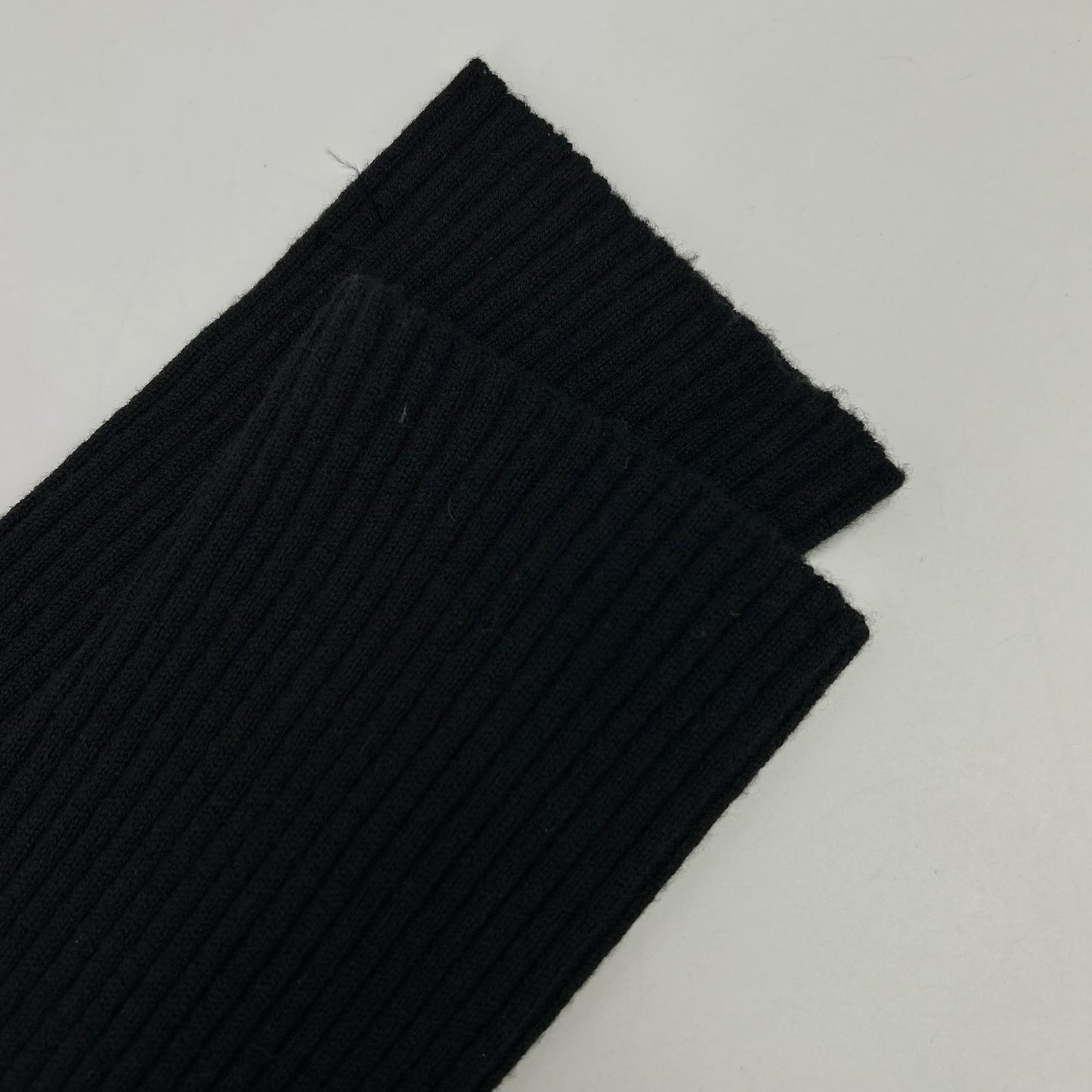 A. ROEGE HOVE Black Wool Stretch Cardigan Top