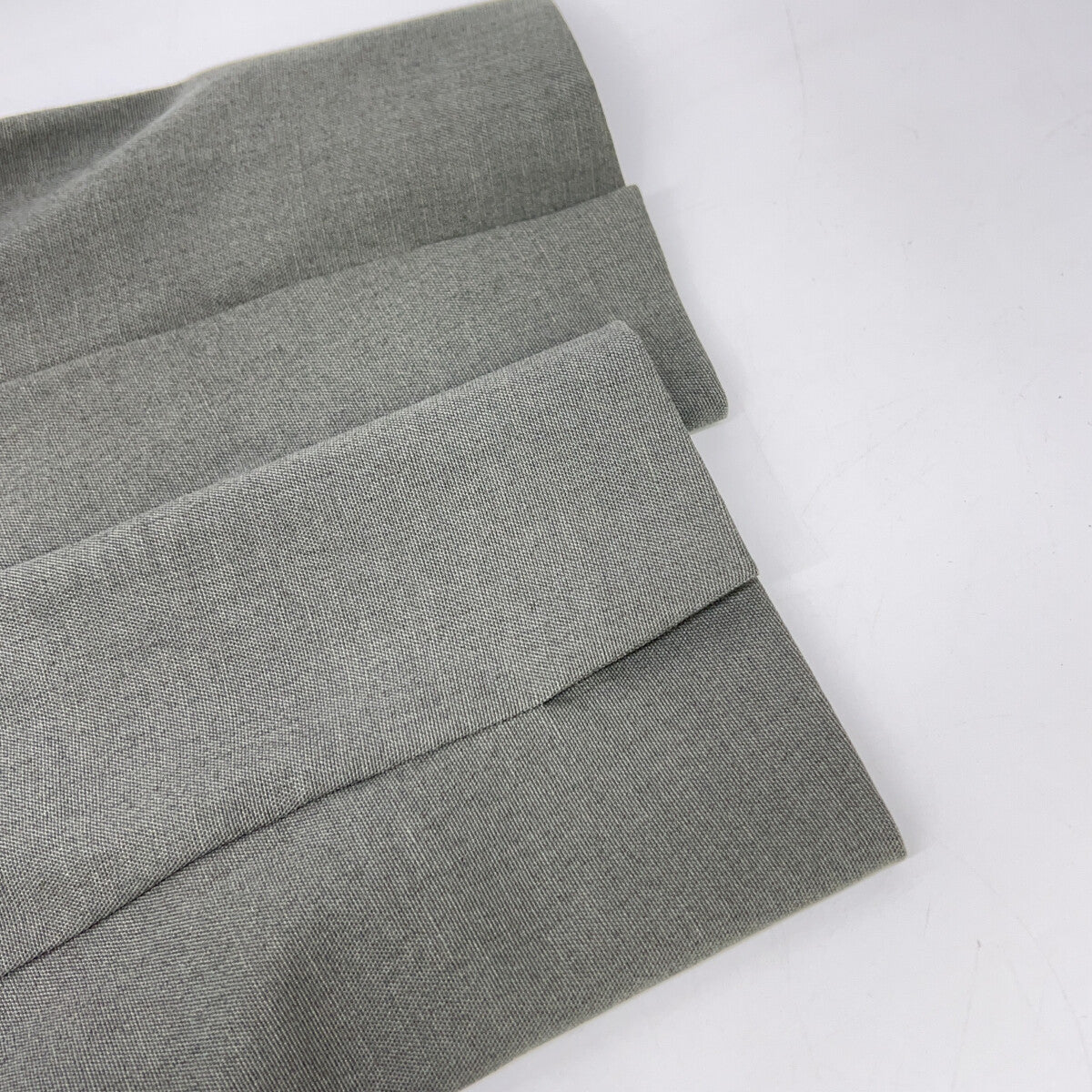 ICB アイシービー モスグレー 接触冷感・UVケア・撥水・洗える LooseWeave ダブルブレストジャケット パンツ セット ジャケット