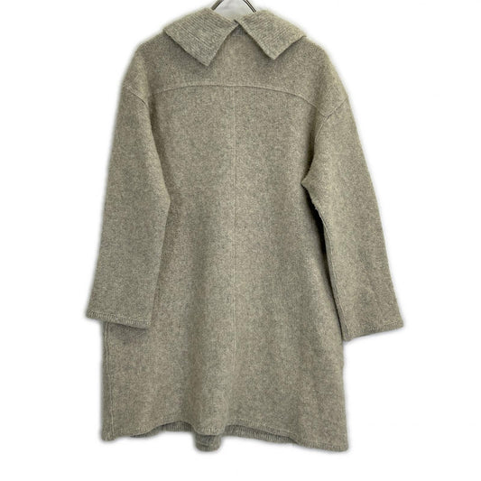 HaaT ISSEY MIYAKE ハート イッセイミヤケ グレー ウール ショールカラー コート コート