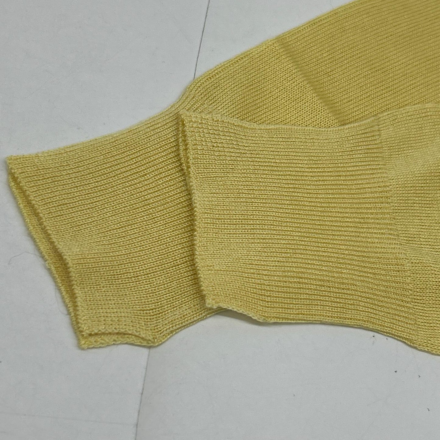 CASIMICO CASI-2503 Yellow Silk Cardigan Top