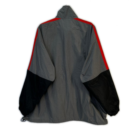 BALENCIAGA バレンシアガ 【国内正規】534317 ZIP UP LOGO JACKET ロゴプリント ナイロン ジャケット