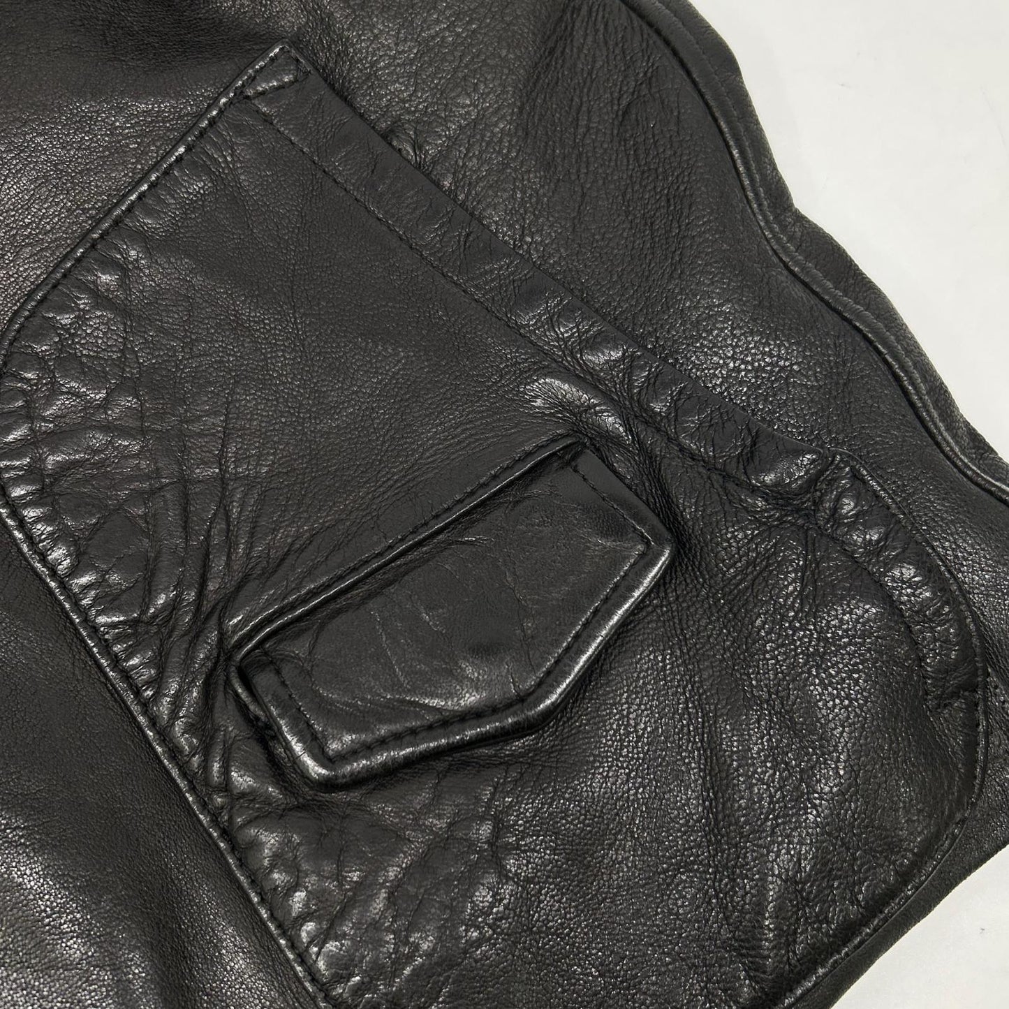 x RK Black Lamb Leather Double Rider's Jacket Jacket 2 Men's