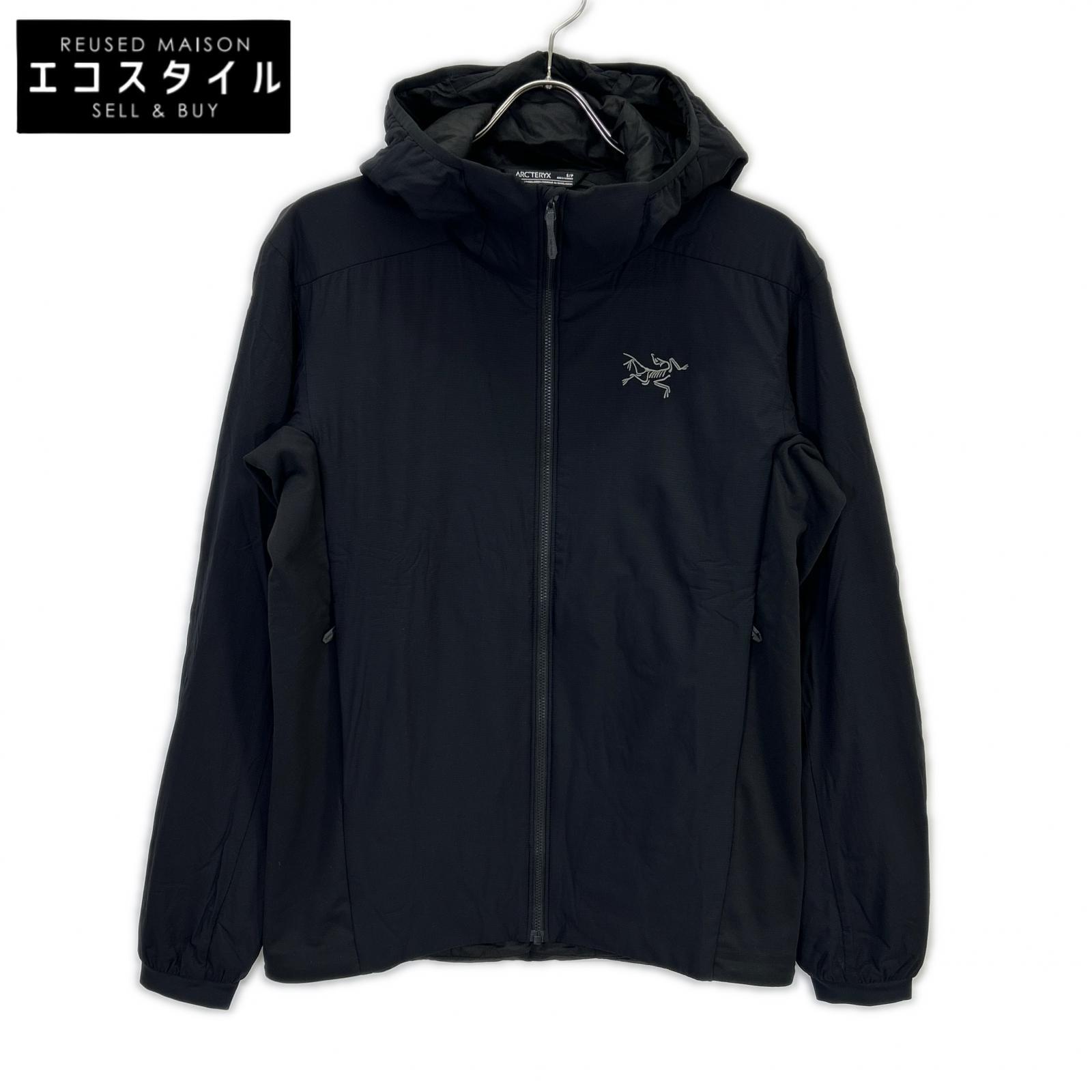X000009556 25年 ﾌﾞﾗｯｸ Atom Hoody M 中綿ﾌｰﾃﾞｨｰ トップス S/P メンズ 