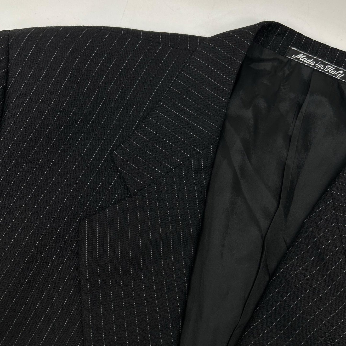 ARMANI COLLEZIONI 阿玛尼西服套装 黑色 4427/2 细条纹 西服套装