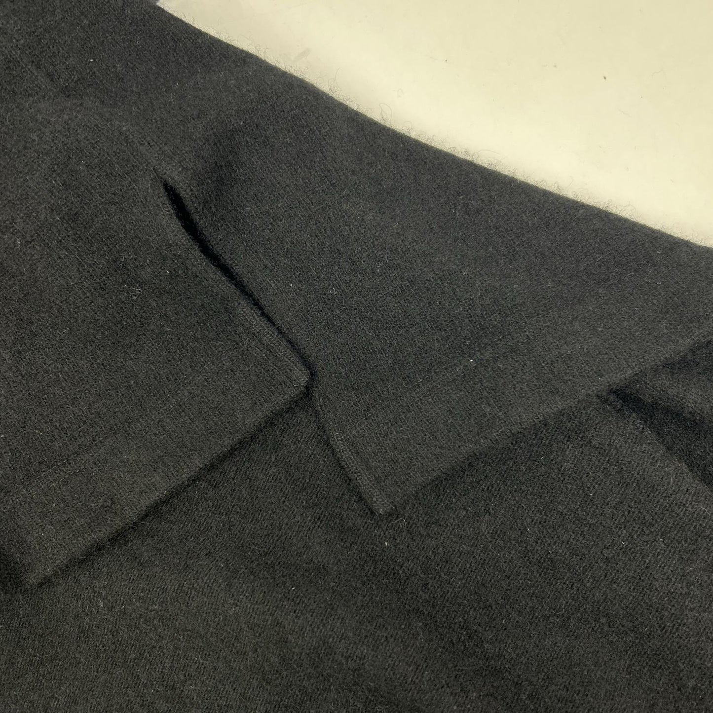 REGULATION Yohji Yamamoto Regulation Yohji Yamamoto 黑色 FB-T51-111 羊毛×羊绒 不对称针织连衣裙 连衣裙