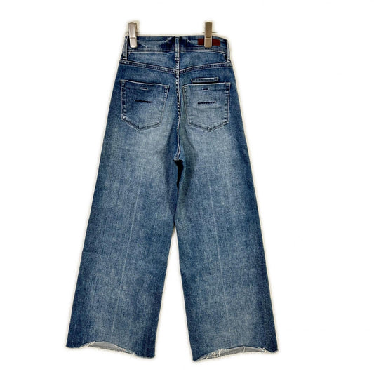 57134307 Blue Wide Flare Pants Bottoms 21 Women's