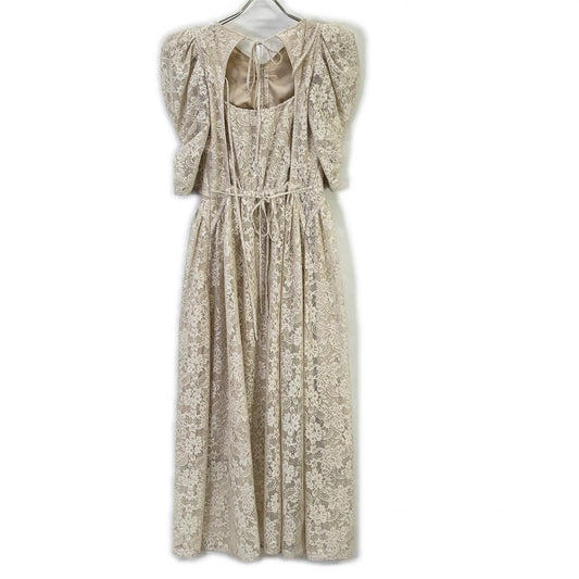 IVORY SWFO232151 Back Design Lace One-Piece Dress 0 Ladies