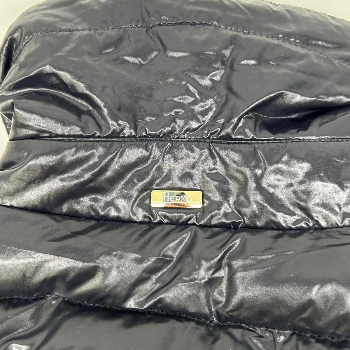 HERNO Herno PI001498D-12017-9300 2022 black double-breasted down jacket jacket