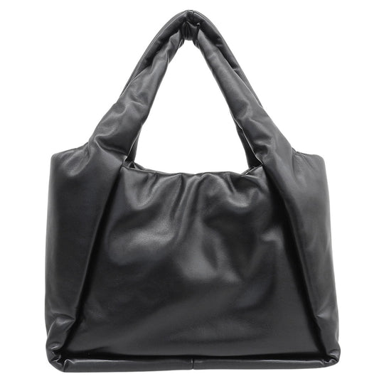 STELLA McCARTNEY ステラマッカートニー 美品 ステラ ロゴ パフィー トートバッグ レディース 黒 ブラック 502793 WP0096 トートバッグ
