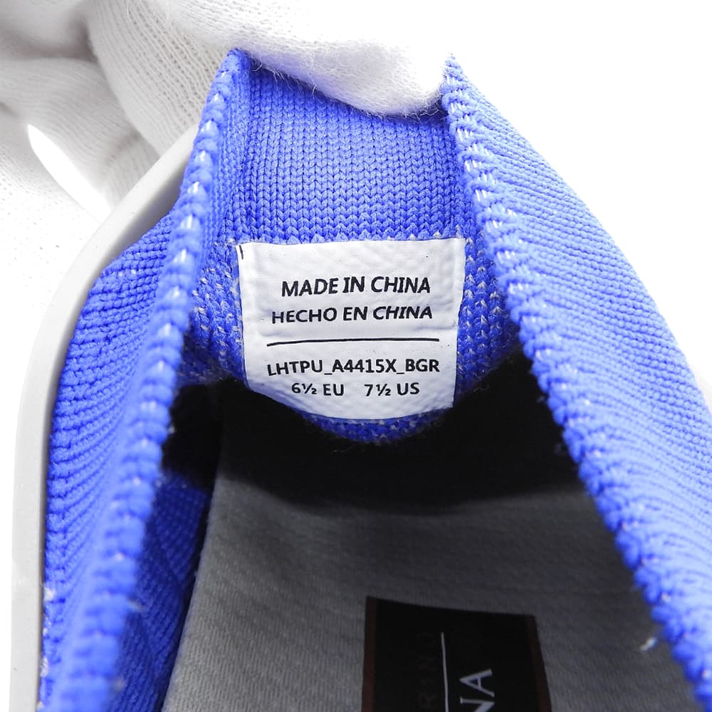 Z Zegna ジーゼニア テックメリノ ソックス スニーカー シューズ メンズ ブルー 7 1/2 シューズ
