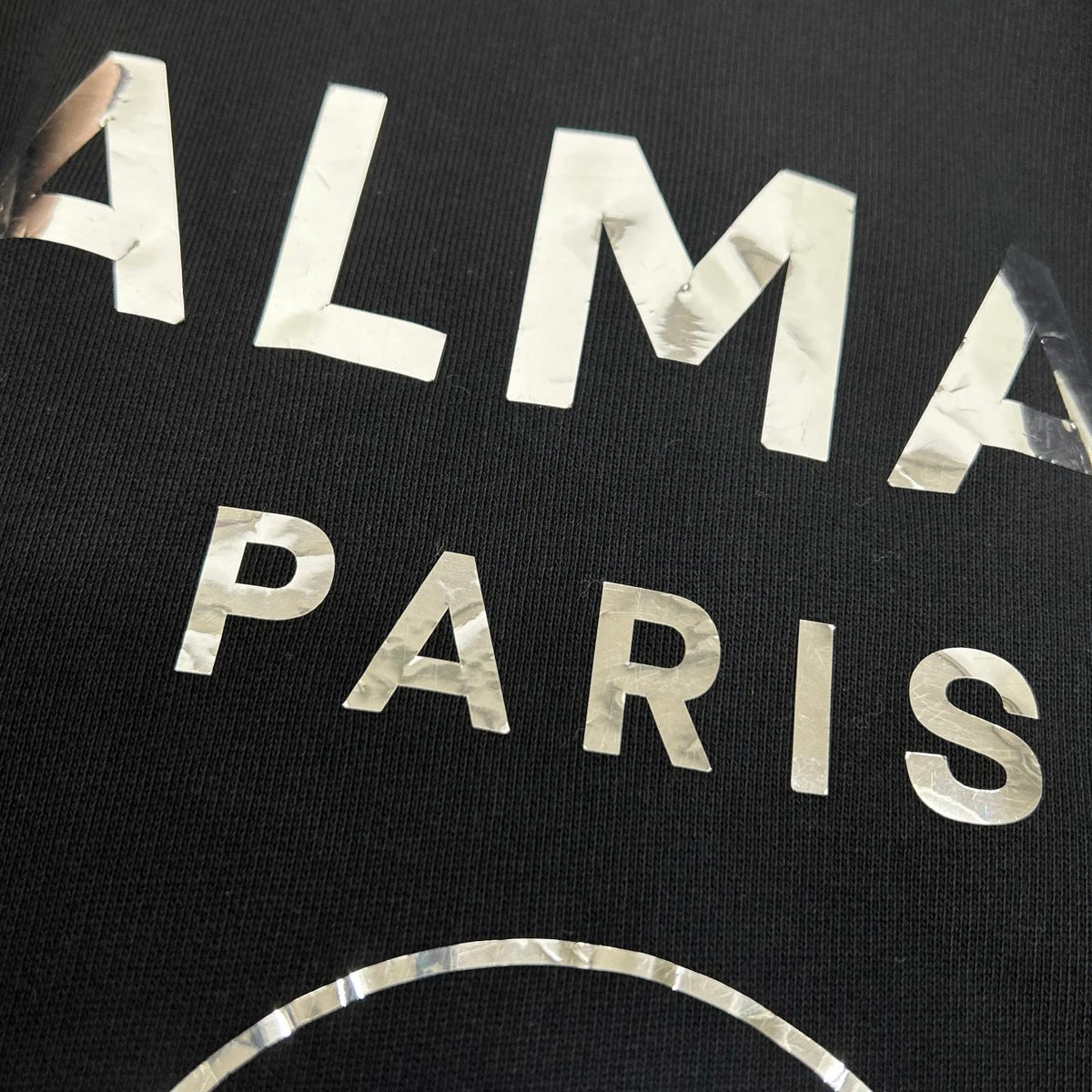 BALMAIN バルマン ブラック 36431340 バックロゴ ダブルジップフーディ トップス