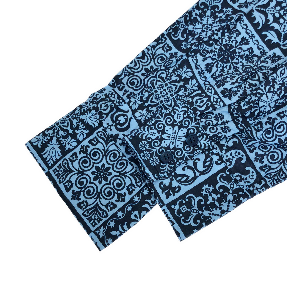 PITCHOUNE Pitchoune D175CFA 707 Blue Nordic-Print Dress Dress