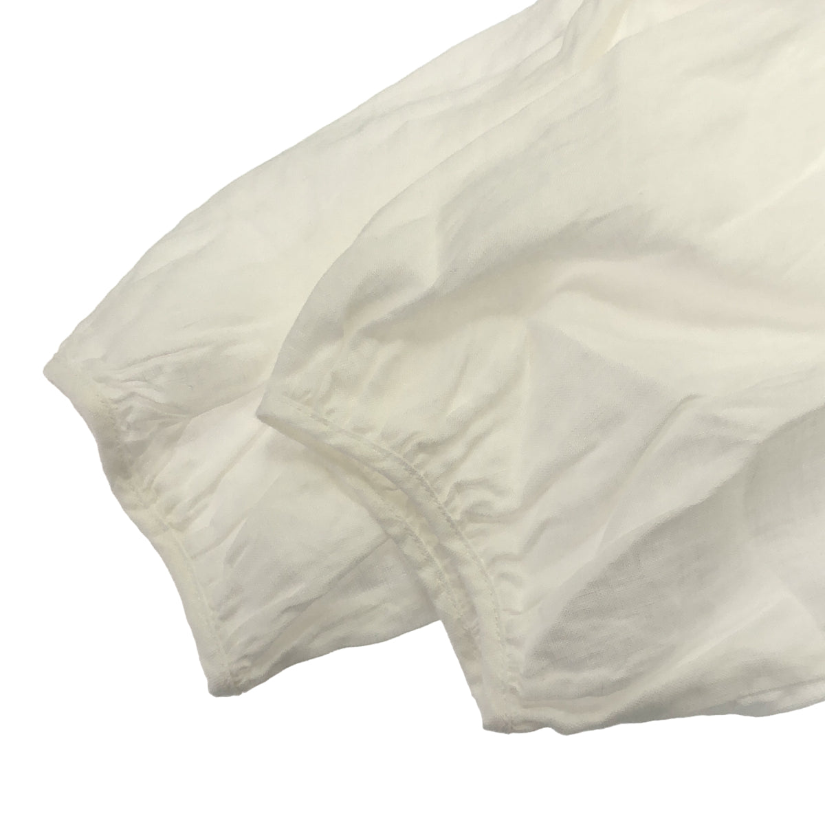 TABASA Tabasa D1751FAS016 White Linen Voile Tunic Top