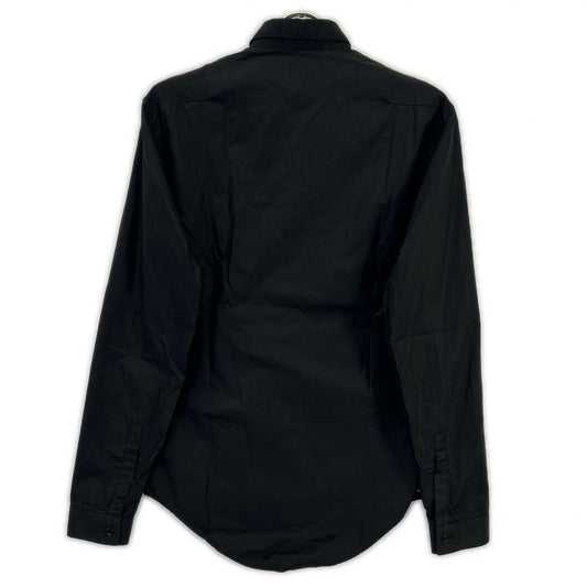 Dior HOMME 迪奥·桀傲 Hedi Slimane时期 6HH1054699 06AW 黑色 蜜蜂刺绣 隐形门襟 礼服衬衫 上衣