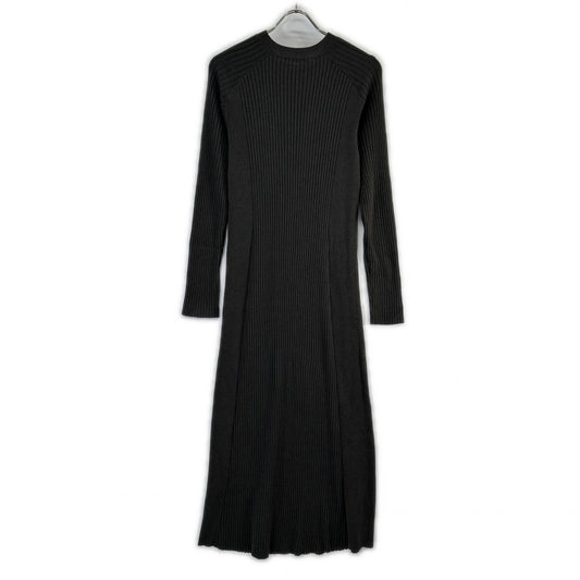 B&Y U-ARROWS ビューティーアンドユース ユナイテッドアローズ チャコール Wardrobe DAILY MINIMAL リブニット フレアワンピース ワンピース