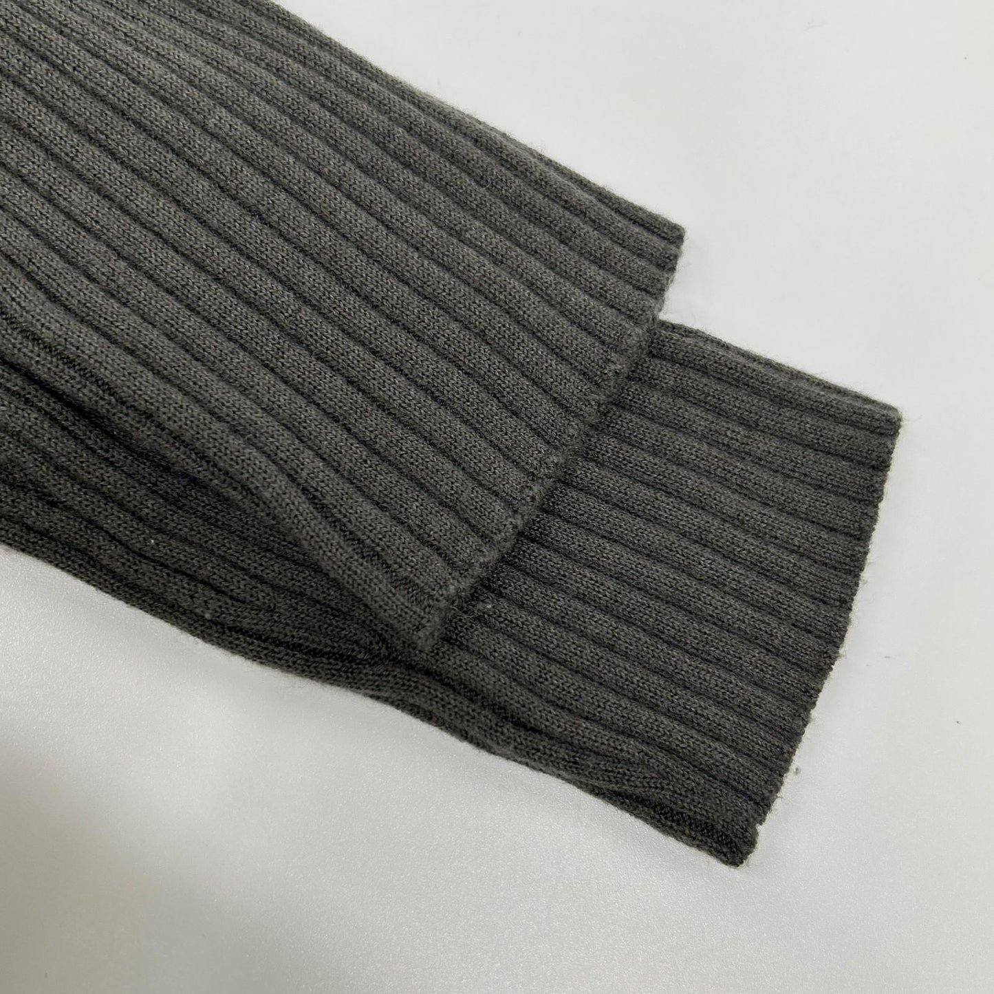 B&Y U-ARROWS ビューティーアンドユース ユナイテッドアローズ チャコール Wardrobe DAILY MINIMAL リブニット フレアワンピース ワンピース