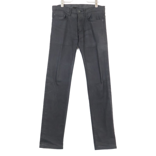 Dior HOMME ディオールオム 8H3111080894 08AW クリス期 ナイトフォール ボタンフライ コーティング デニムパンツ ボトムス