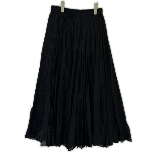 DEPAREILLE デパリエ B1151AFS233A ブラック ORGANDY PLEATS SKIRT スカート