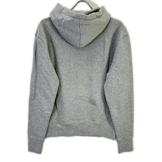 MAISON KITSUNE Gray AU00307KM0001 Tricolor Fox Hoodie Top