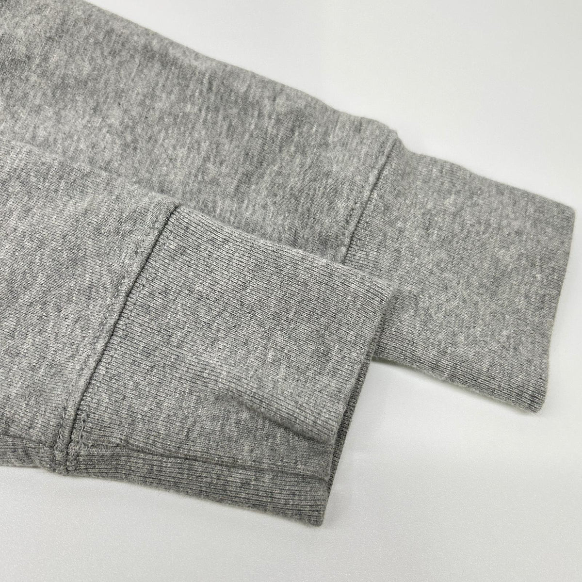 MAISON KITSUNE Gray AU00307KM0001 Tricolor Fox Hoodie Top