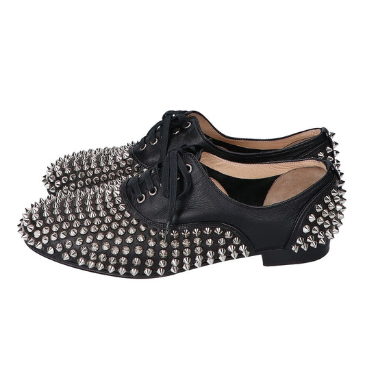 CHRISTIAN LOUBOUTIN クリスチャンルブタン FREDDY FLAT NAPPA スタッズ フラット レザーシューズ シューズ