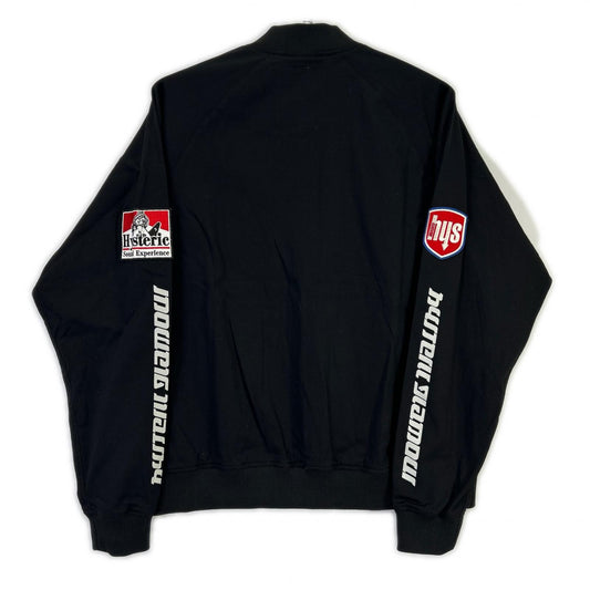HYSTERIC GLAMOUR 02261AB09 Black SOUND EXPERIENCE Rib Blouson Jacket