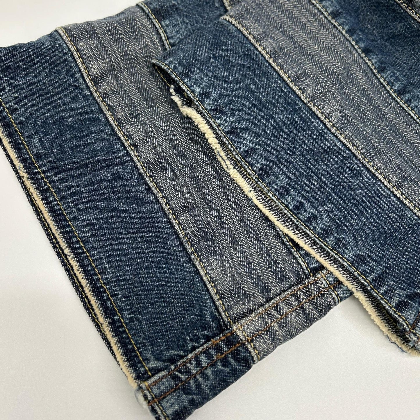 HYSTERIC GLAMOUR ヒステリックグラマー 01193AP02 インディゴ スクラッチフレアデニムパンツ ボトムス