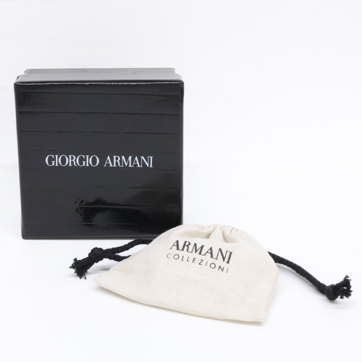 GIORGIOARMANI ジョルジオアルマーニ 【美品】バタフライ ビジュー ブローチ