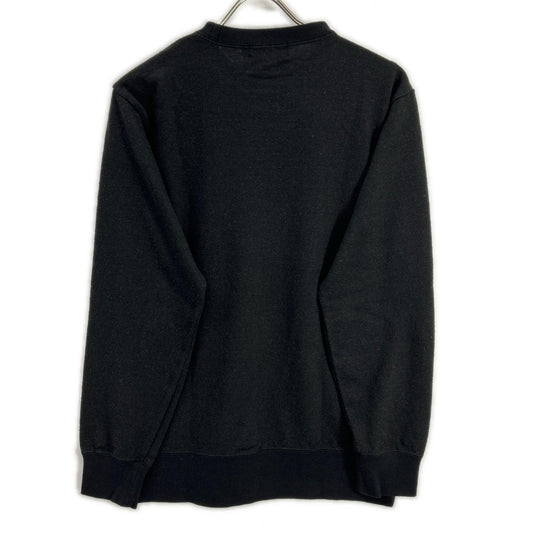 HYSTERIC GLAMOUR ヒステリックグラマー 02251CS02 ブラック MUSIC LOVERS クルーネック スウェット トップス