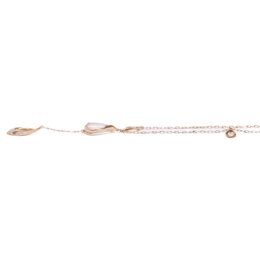 STAR JEWELRY スタージュエリー 2JN0888 K10 SAKURA 2020 ローズクォーツ/ロイヤルブルームーンストーン ネックレス